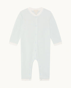 Dalton Stripe Romper 2-Piece Set in Blue