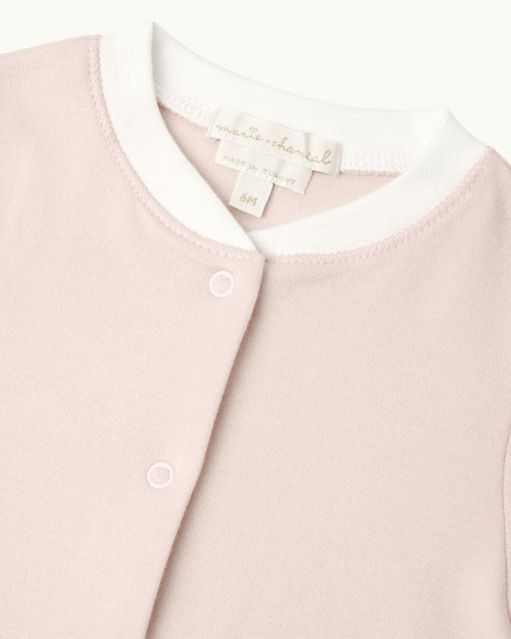 Dalton Stripe Romper 2-Piece Set in Pink