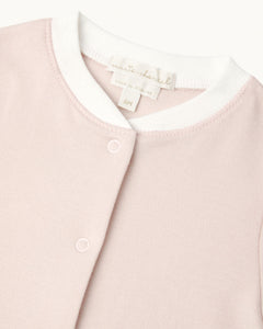 Dalton Stripe Romper 2-Piece Set in Pink