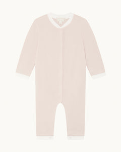 Dalton Stripe Romper 2-Piece Set in Pink