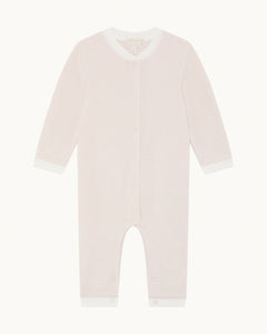 Dalton Stripe Romper 2-Piece Set in Pink