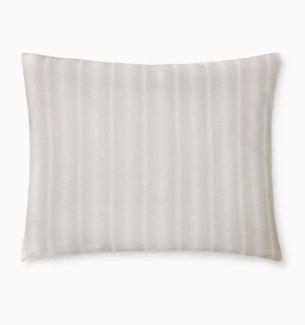 Edna Sham in White & Beige