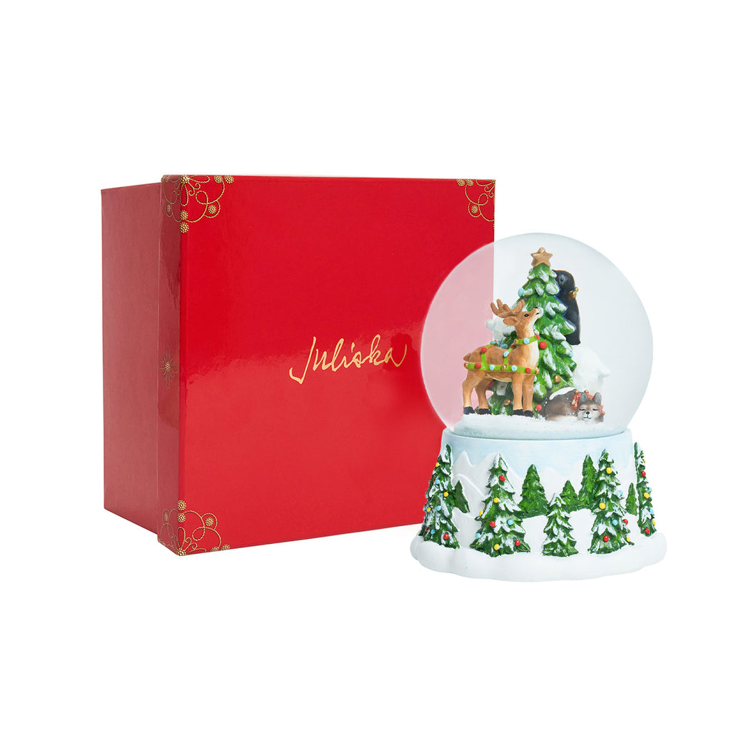 Berry & Thread North Pole Animal Snow Globe