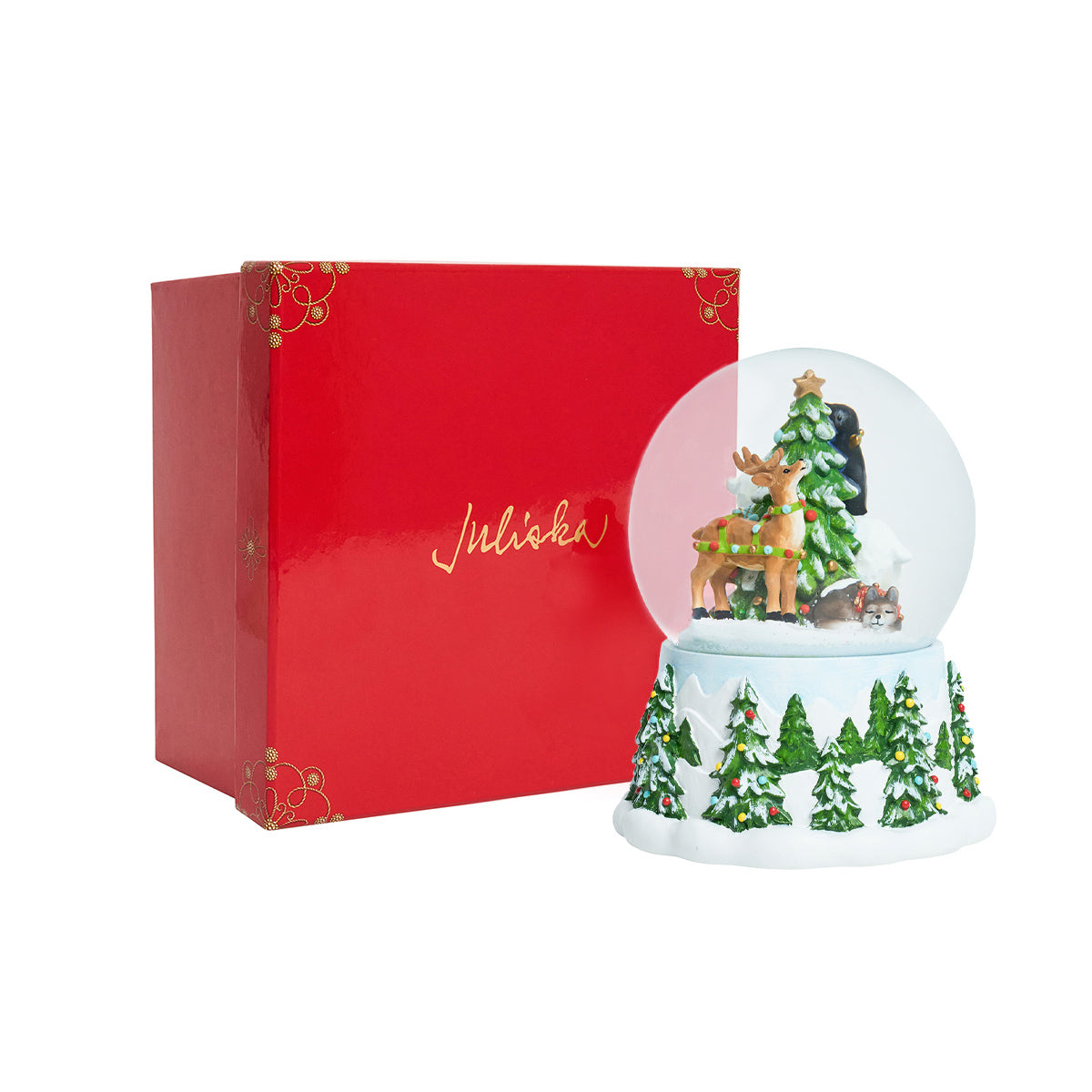 Berry & Thread North Pole Animal Snow Globe