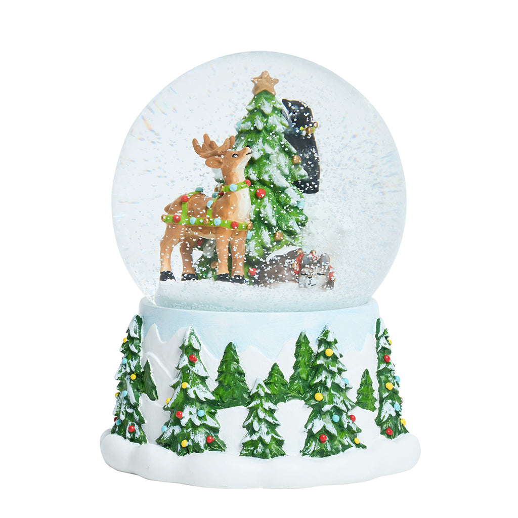 Berry & Thread North Pole Animal Snow Globe
