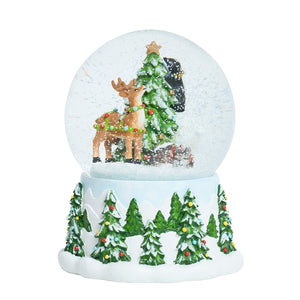 Berry & Thread North Pole Animal Snow Globe