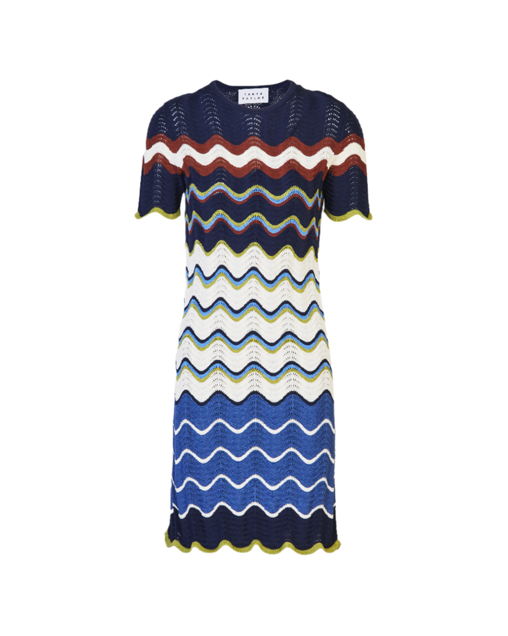 Short Leighton Dress in Maritime Blue