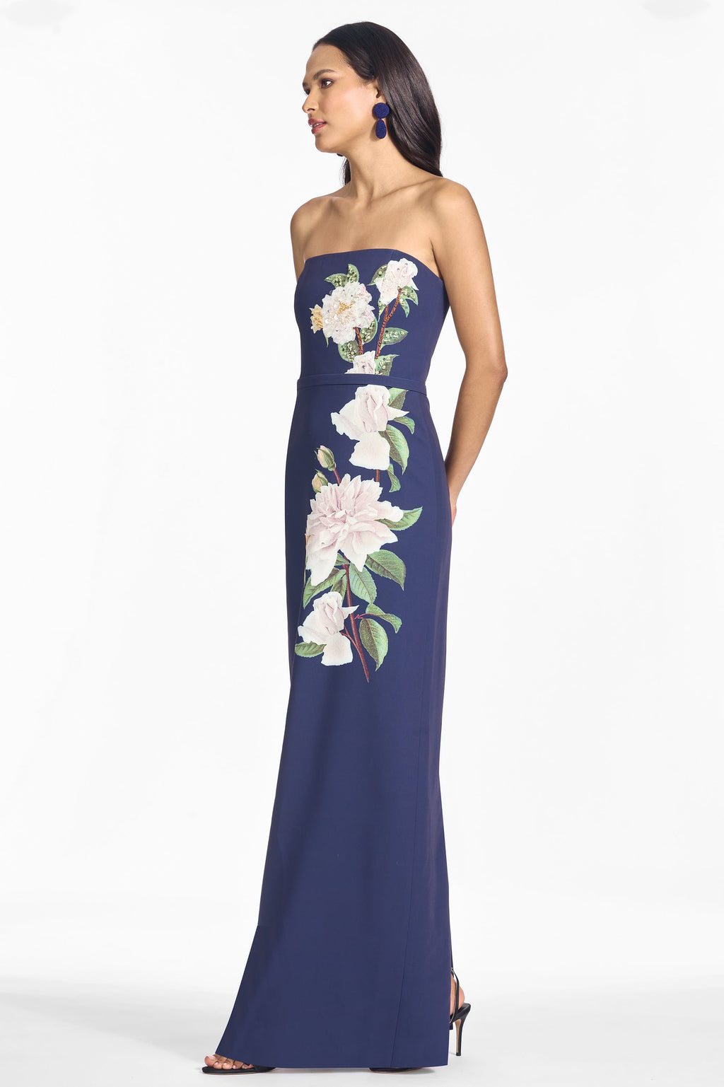 Embellished Sophia Gown in Evening Gardenia
