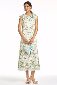 Embellished Annette Dress in Celadon Sweetbriar