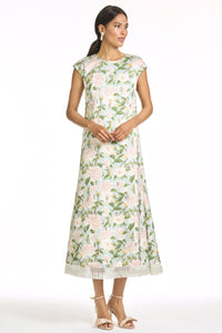 Embellished Annette Dress in Celadon Sweetbriar