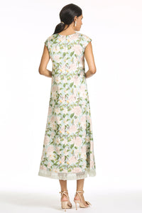 Embellished Annette Dress in Celadon Sweetbriar