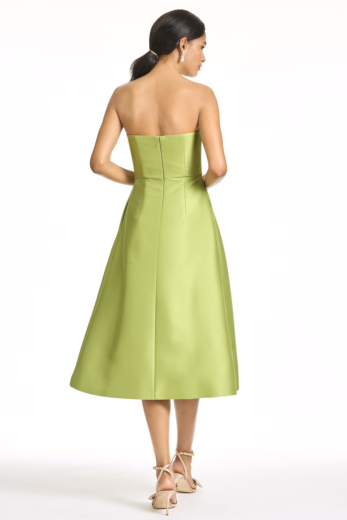 Shay Dress in Peridot Corsage