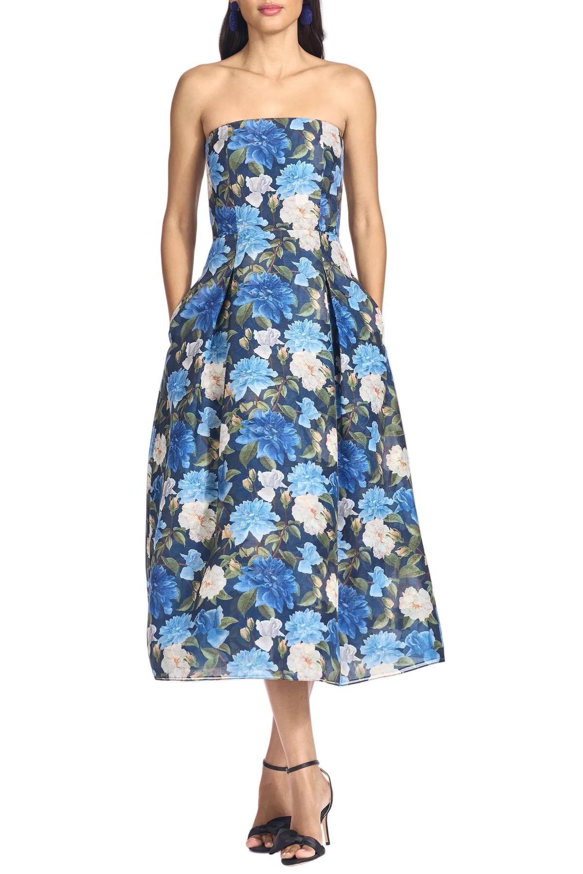 Shay Dress in Porcelain Botanica