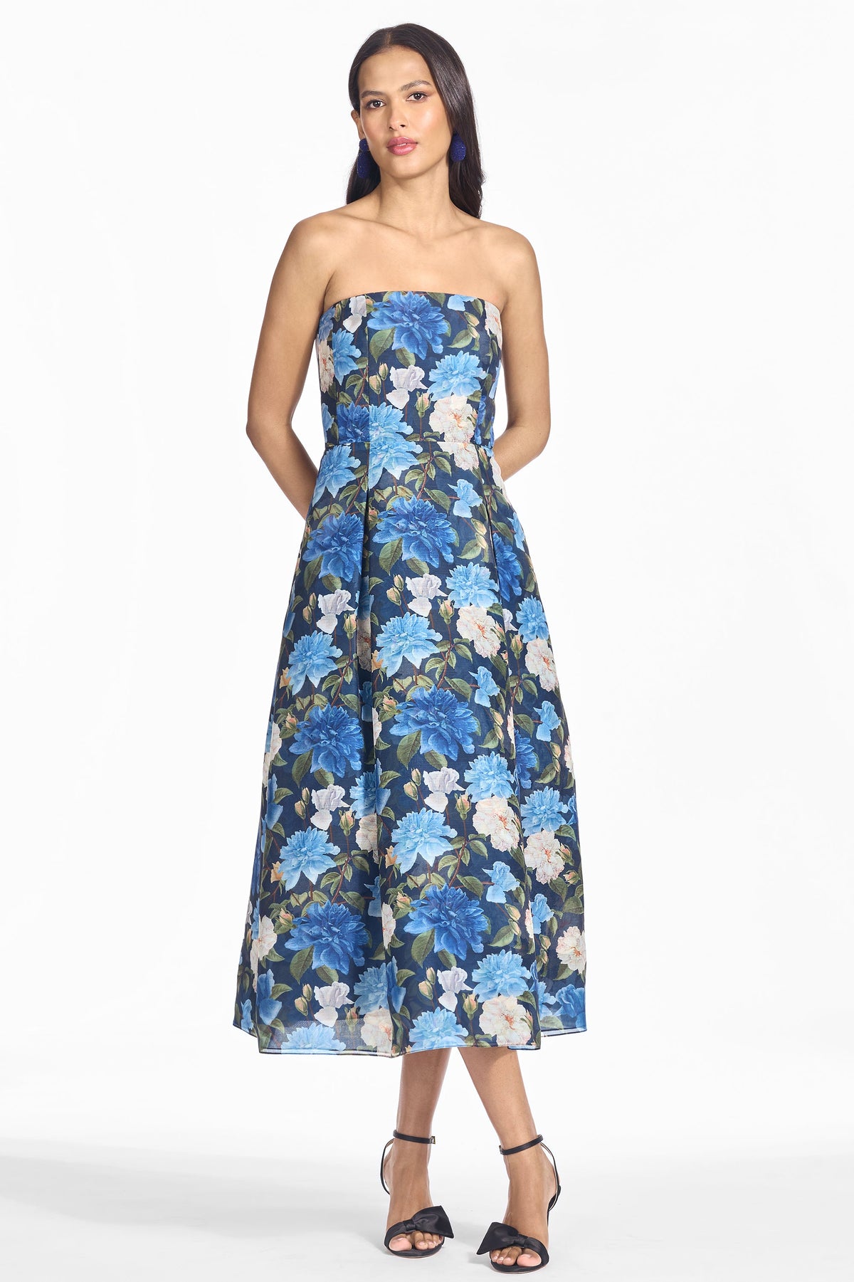 Shay Dress in Porcelain Botanica