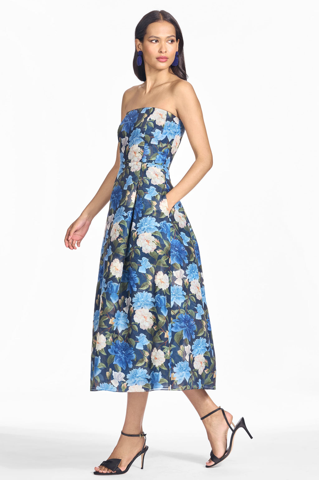 Shay Dress in Porcelain Botanica