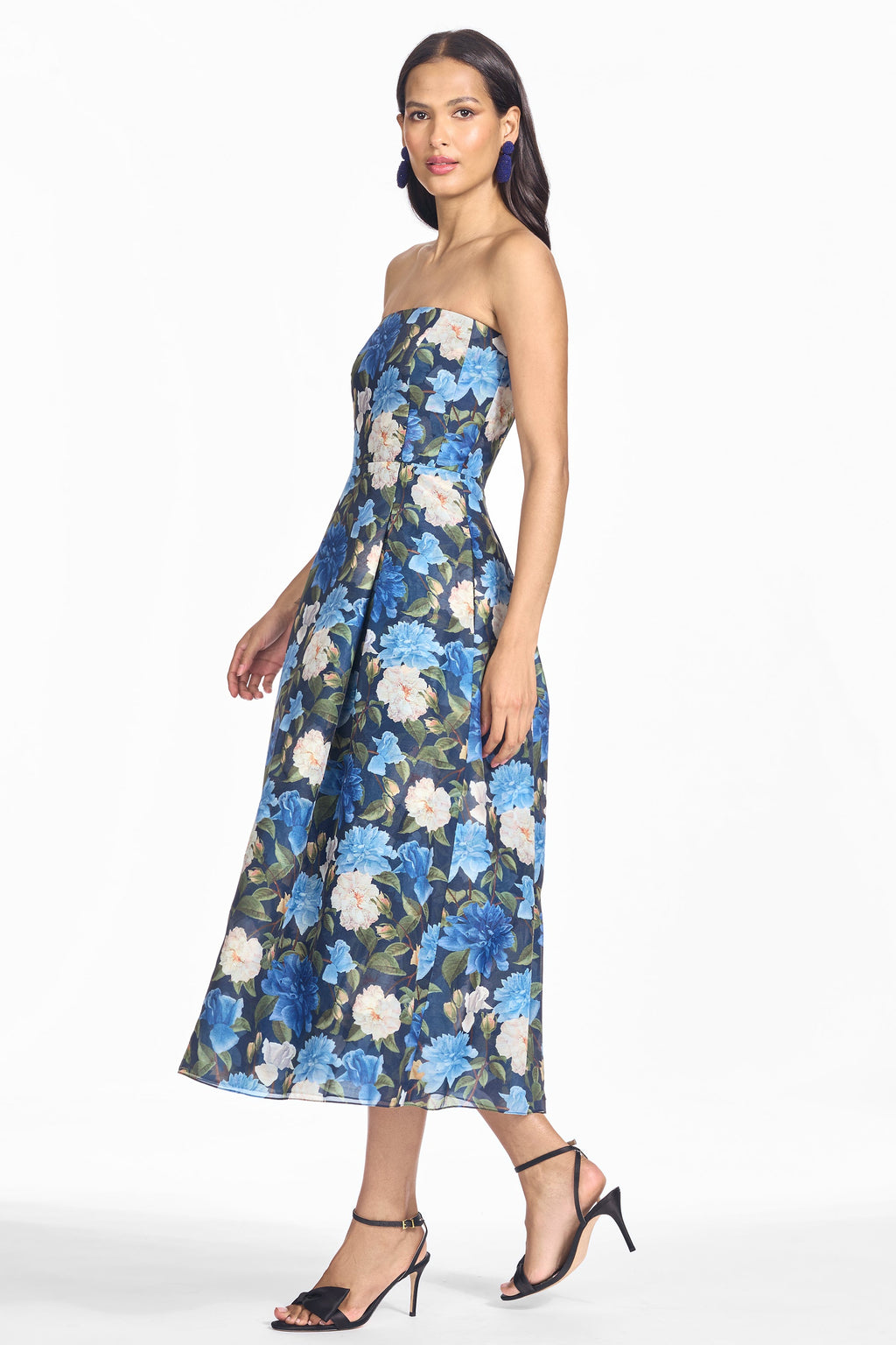 Shay Dress in Porcelain Botanica