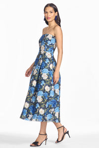 Shay Dress in Porcelain Botanica