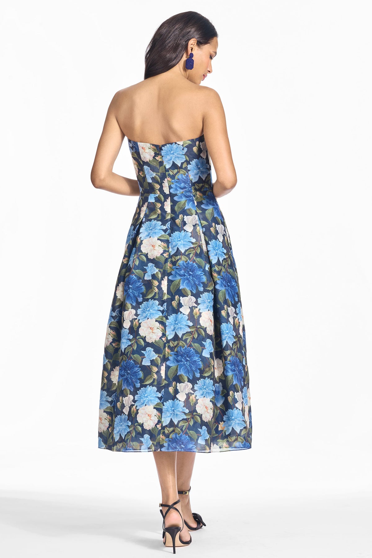 Shay Dress in Porcelain Botanica
