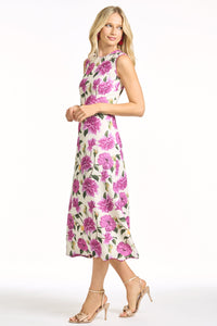 Devon Dress in Azelea Pink Peony