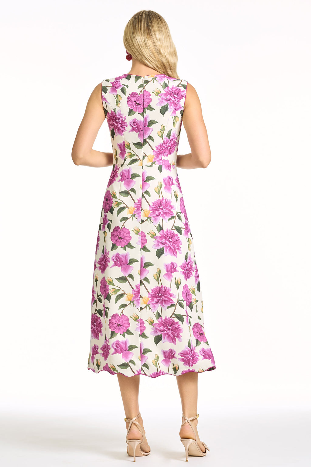 Devon Dress in Azelea Pink Peony