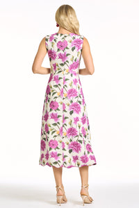 Devon Dress in Azelea Pink Peony