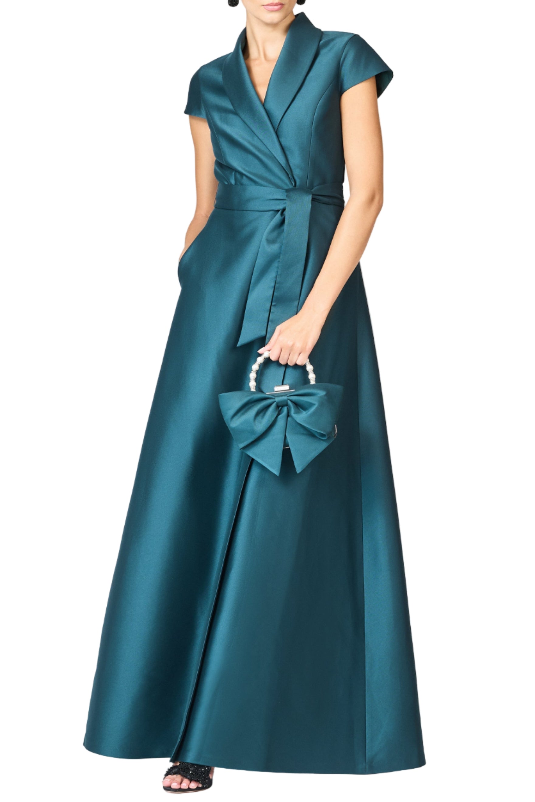 Etienne Gown in Forest Green