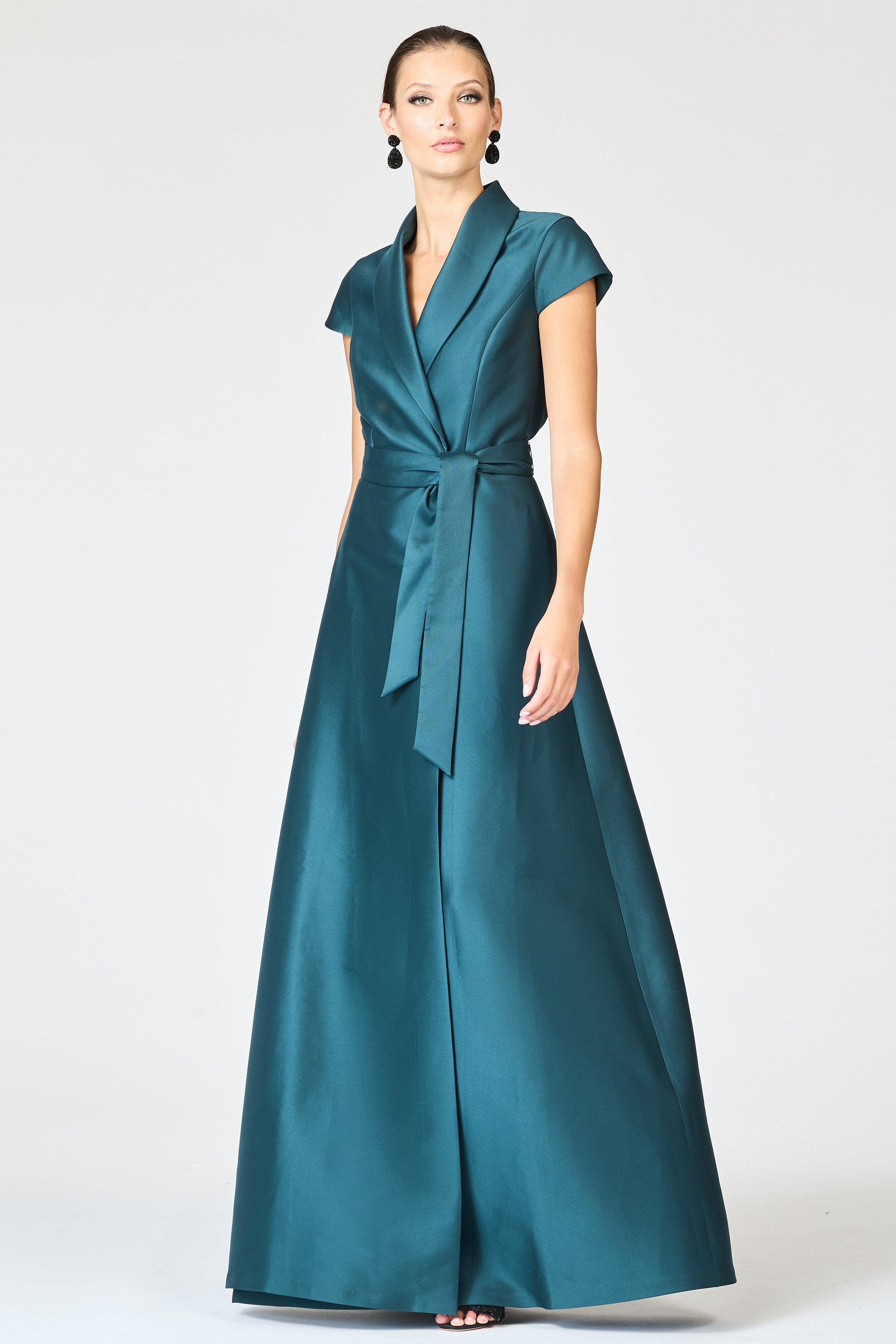 Etienne Gown in Forest Green