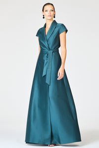 Etienne Gown in Forest Green