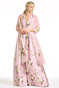Brooklynne Gown in Rose Quartz Tea Roses
