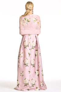 Brooklynne Gown in Rose Quartz Tea Roses