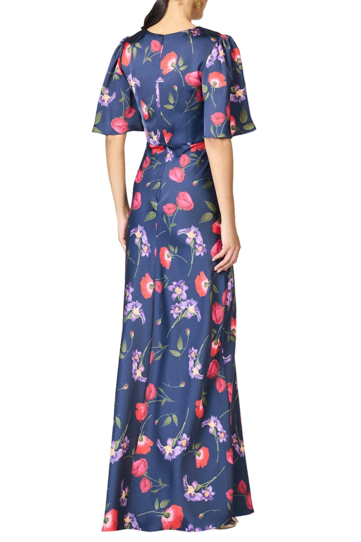 Mae Gown in Midnight Jardin