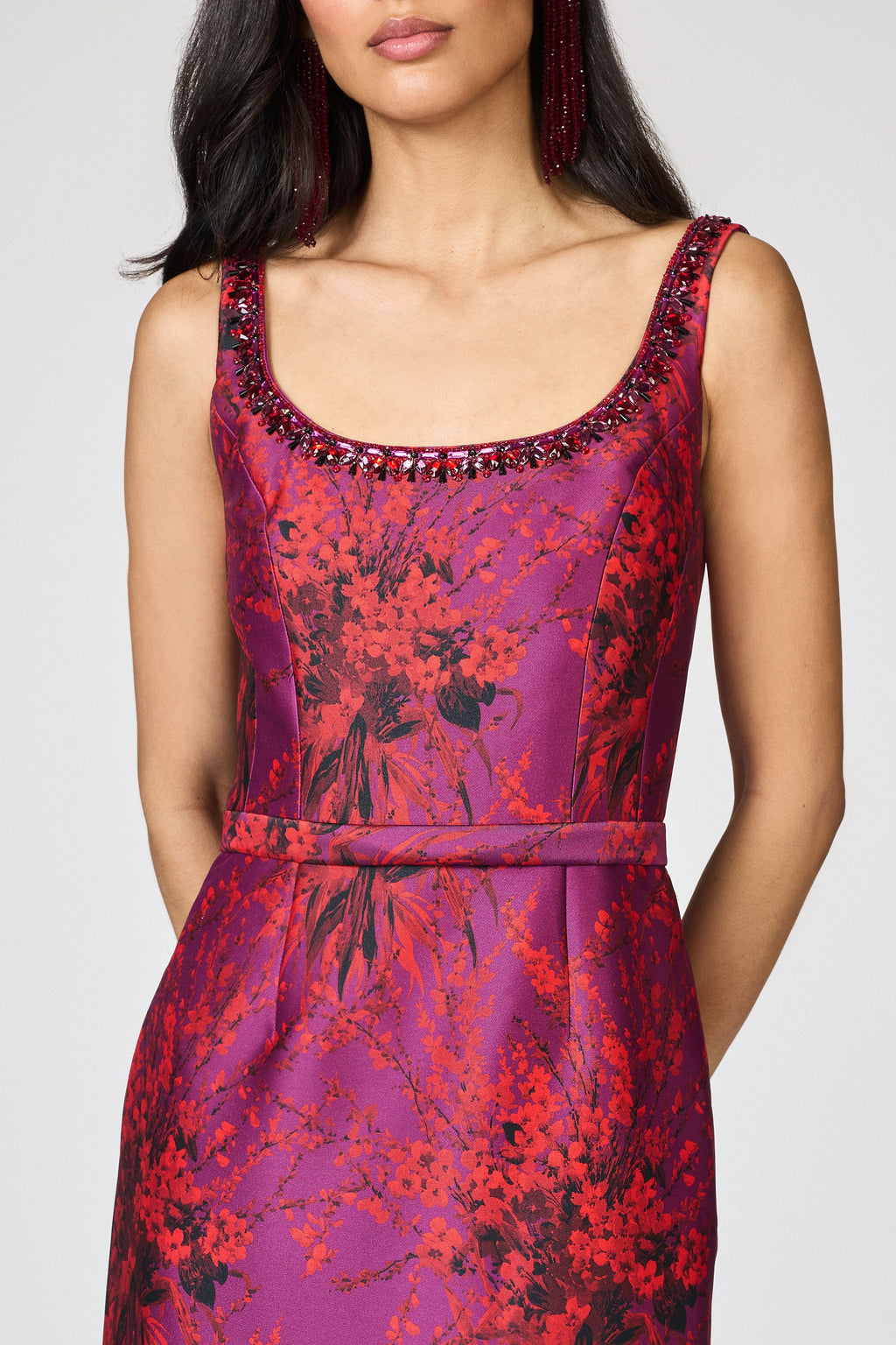Lana Gown in Raspberry Bouquet