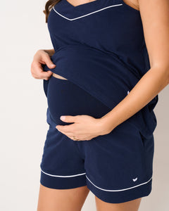 The Basics Maternity Set in Navy