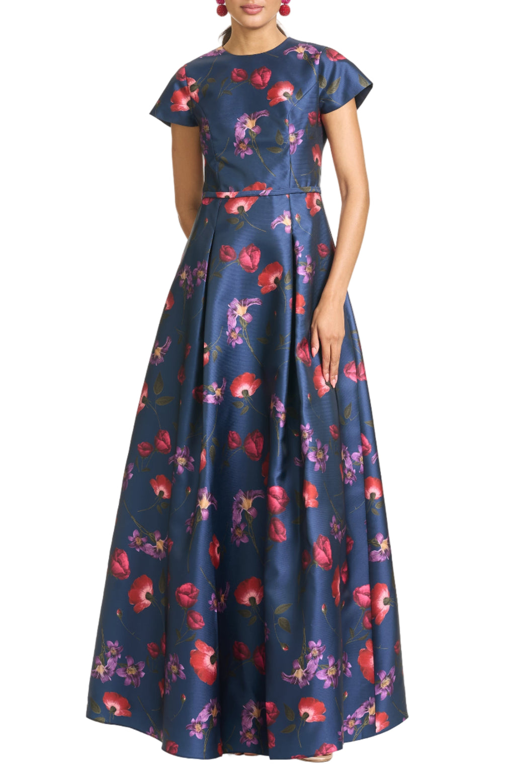 Blythe Gown in Midnight Jardin