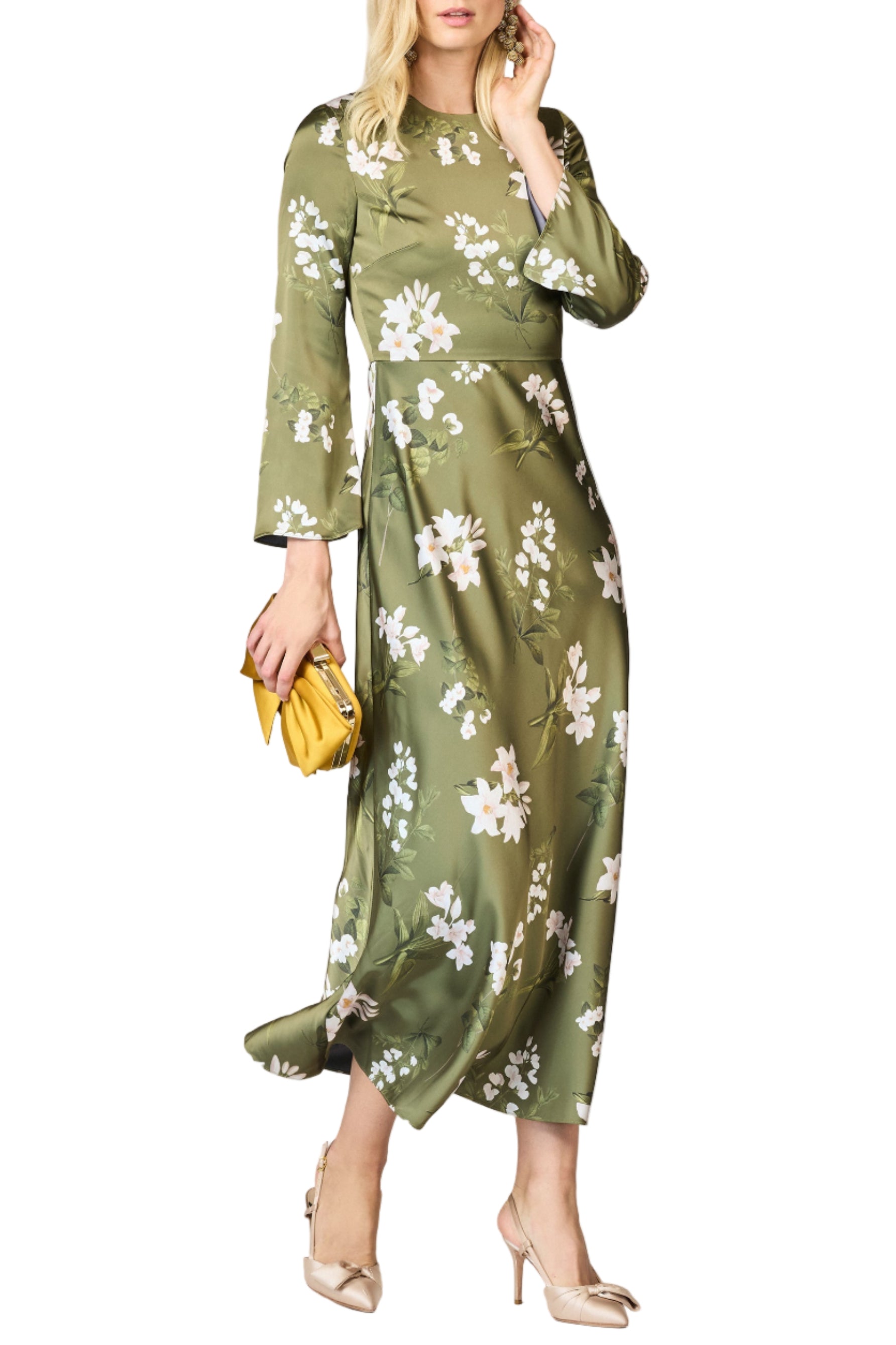 Tyra Dress in Moss Formosa