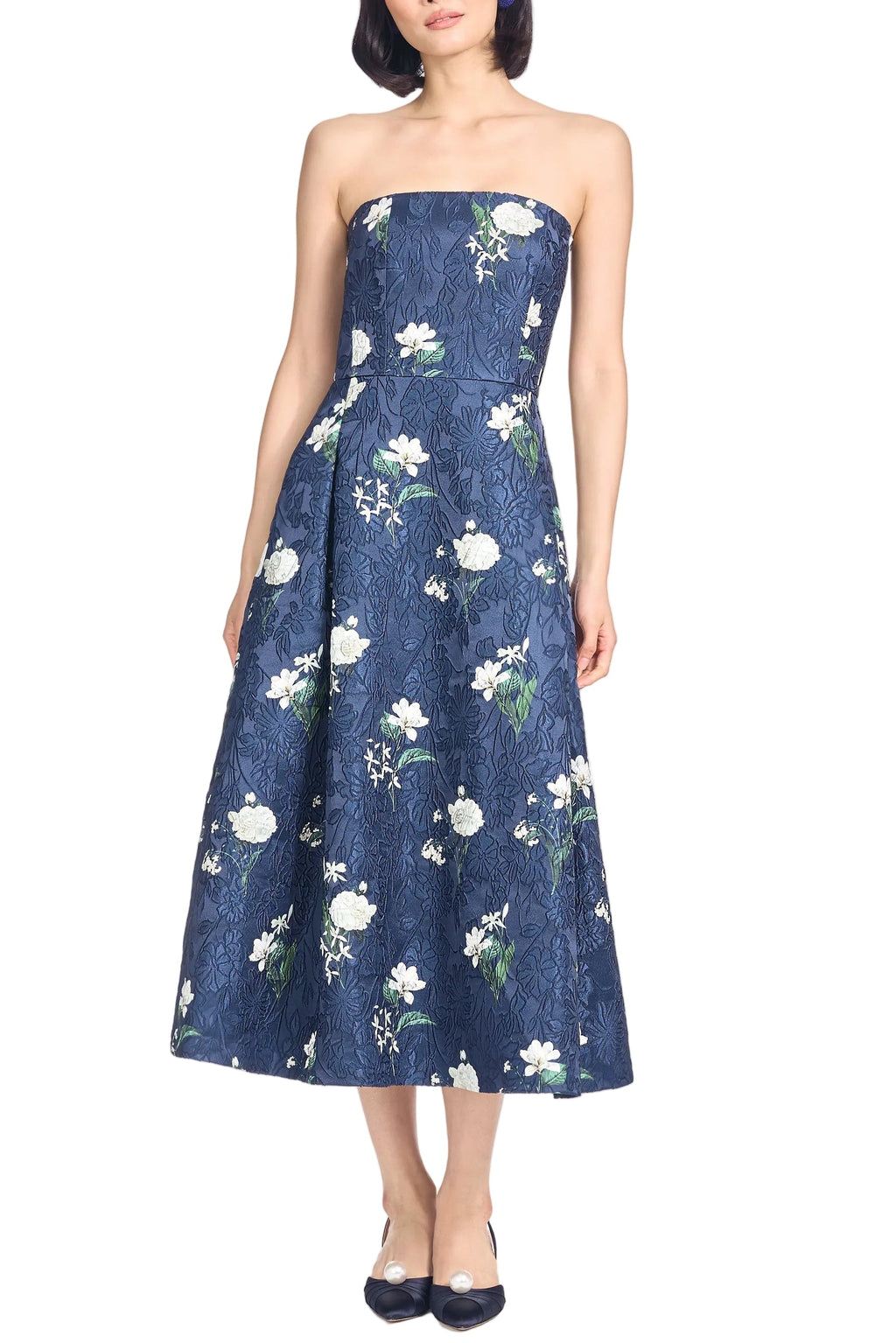 Shay Dress in Alabaster Nocturne Floral