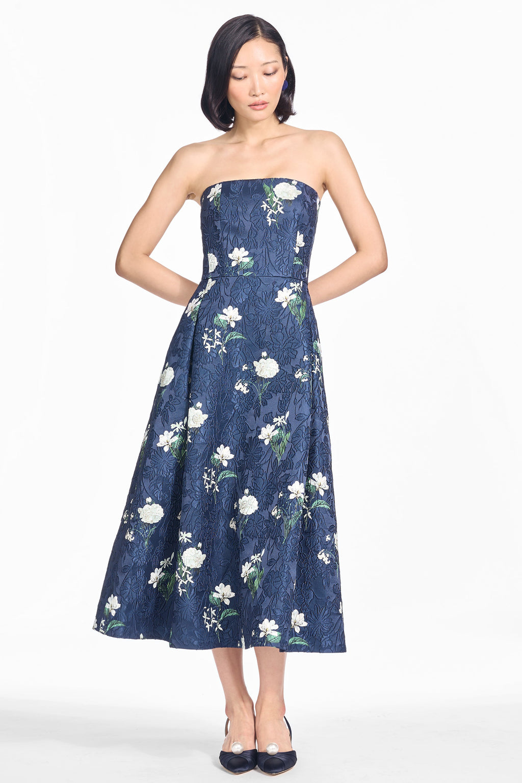Shay Dress in Alabaster Nocturne Floral