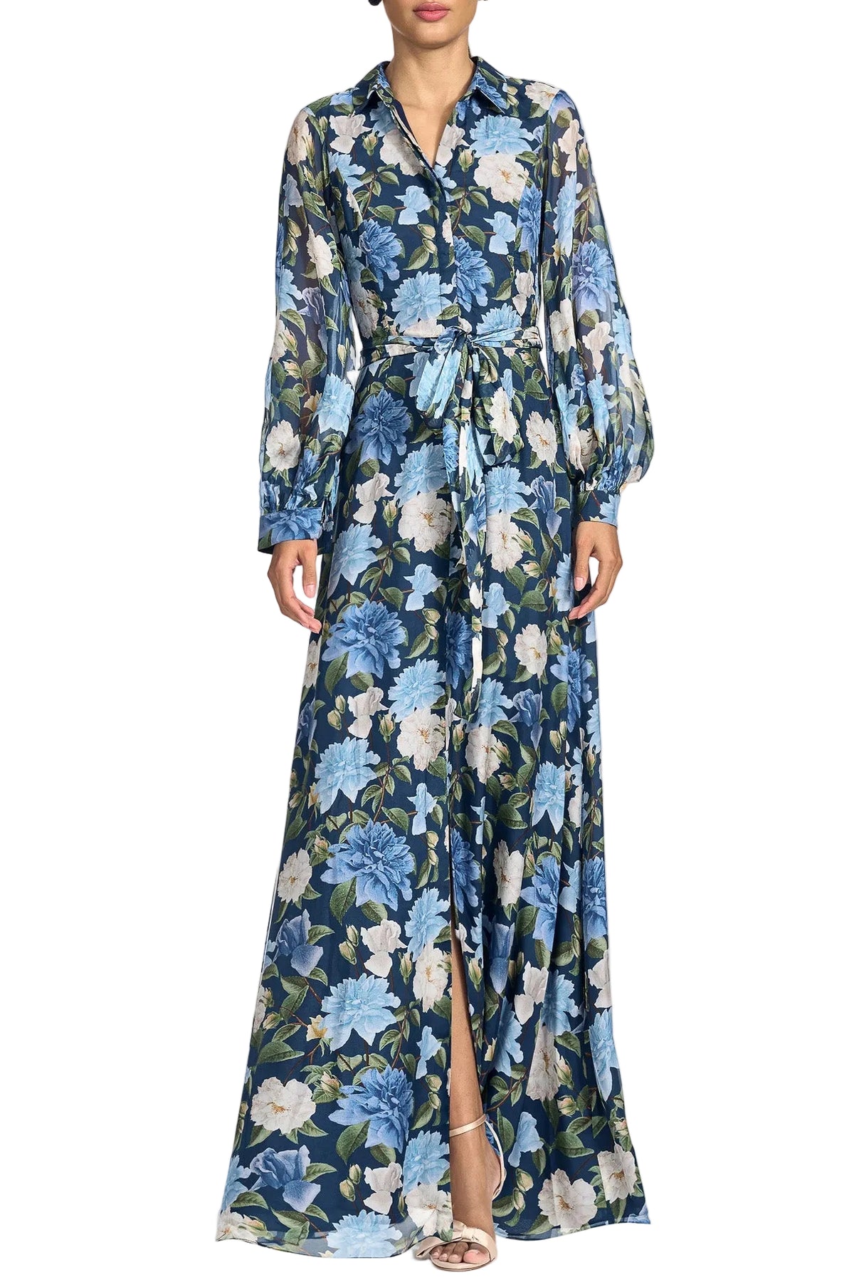 Priscilla Gown in Porcelain Botanica
