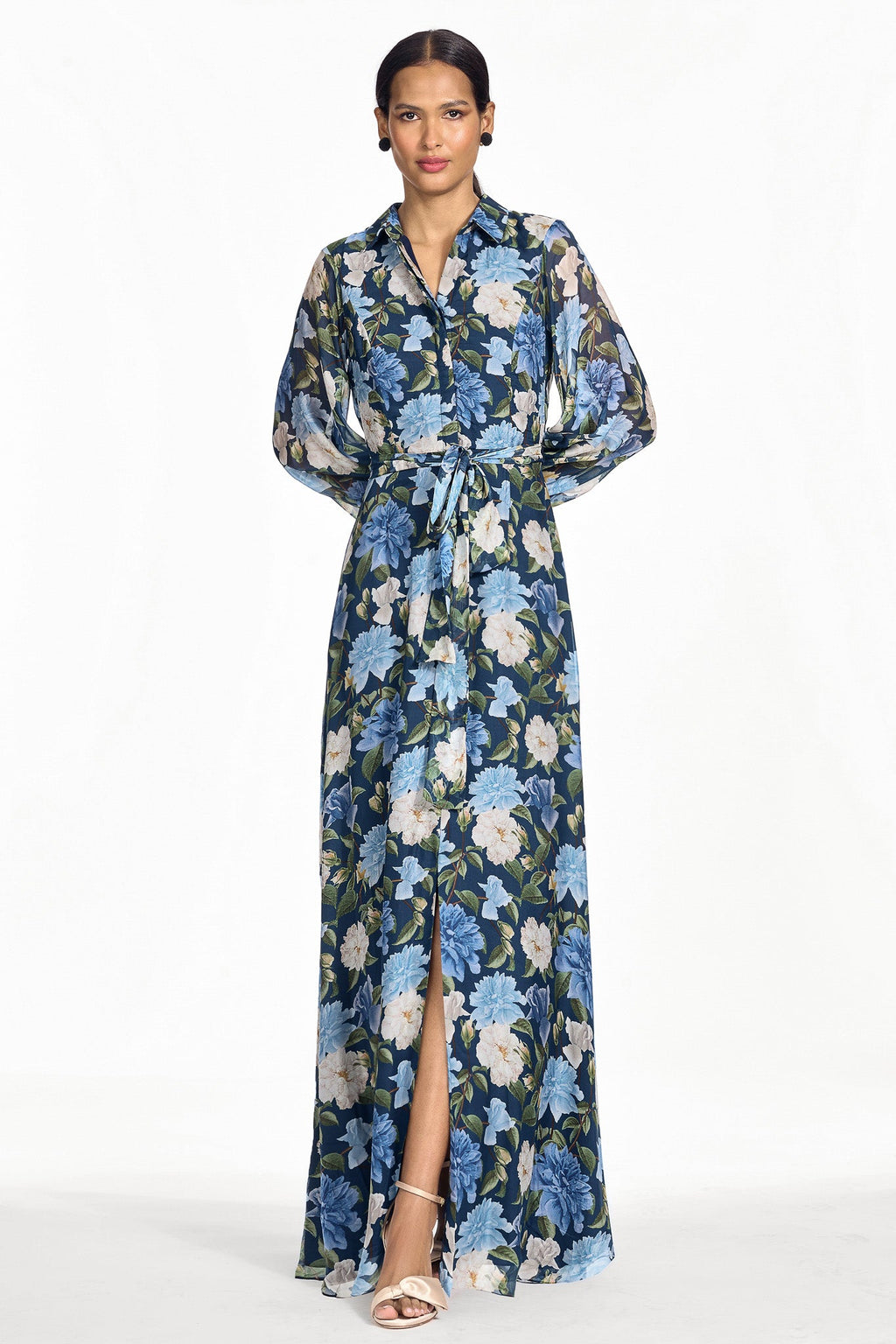 Priscilla Gown in Porcelain Botanica