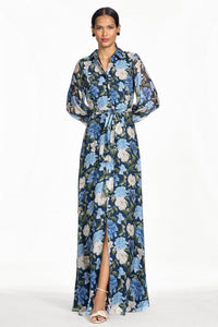 Priscilla Gown in Porcelain Botanica