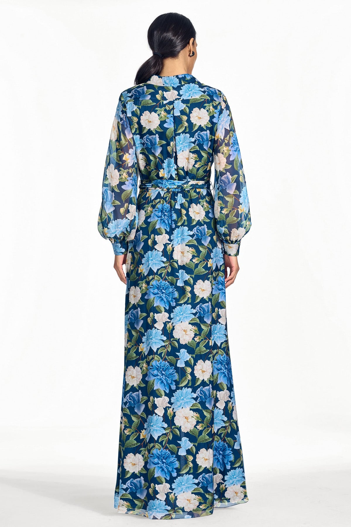 Priscilla Gown in Porcelain Botanica