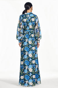 Priscilla Gown in Porcelain Botanica