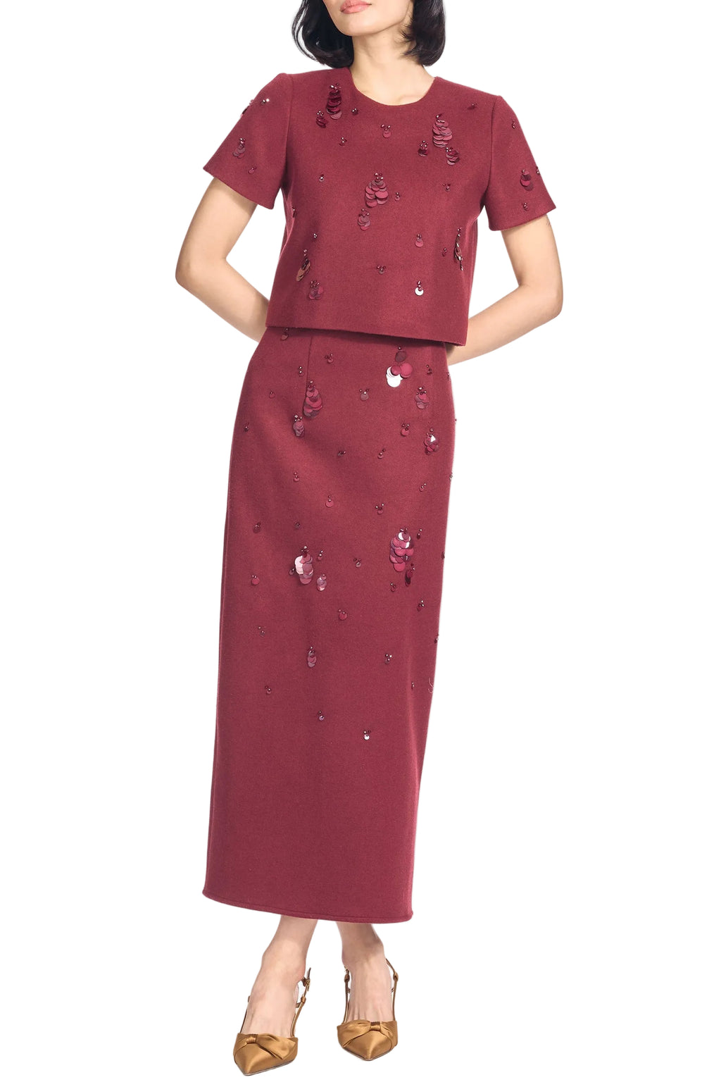 Leona Skirt in Malbec