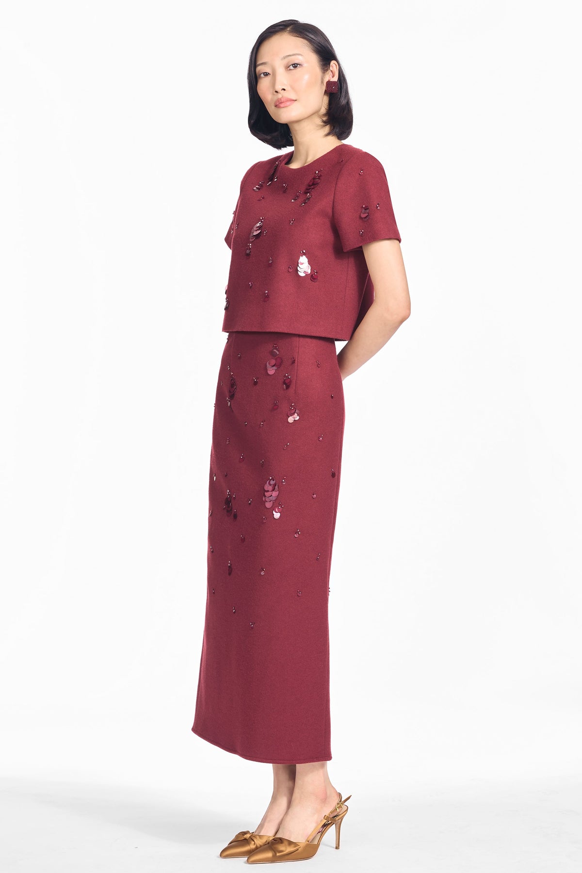 Leona Skirt in Malbec