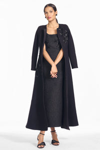 Leta Dress in Carbon Roses
