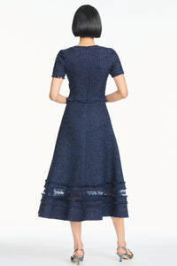Dominica Dress in Midnight