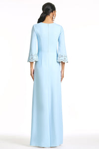 Kitty Gown in Sky Blue Raceme