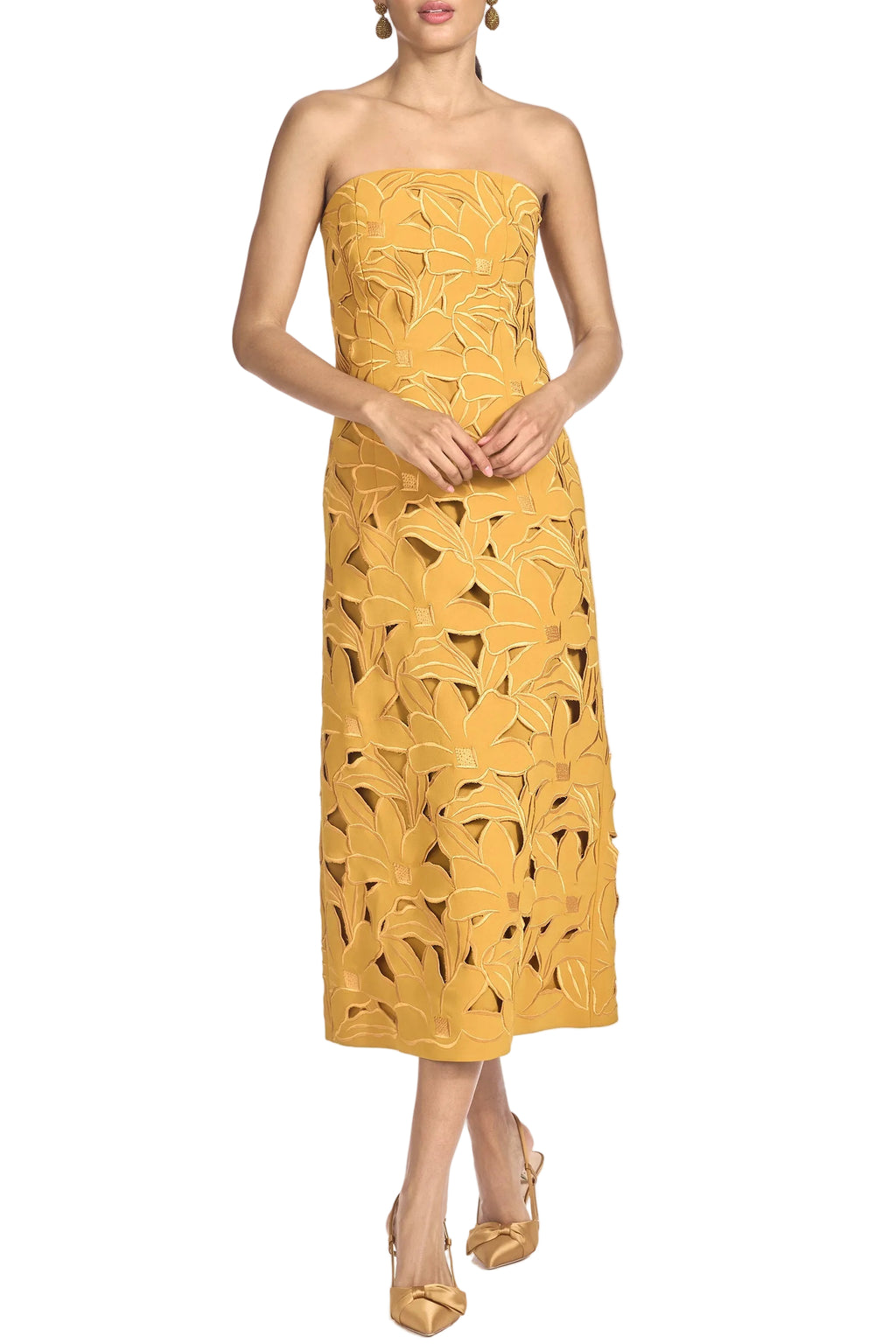 Pamela Dress in Saffron
