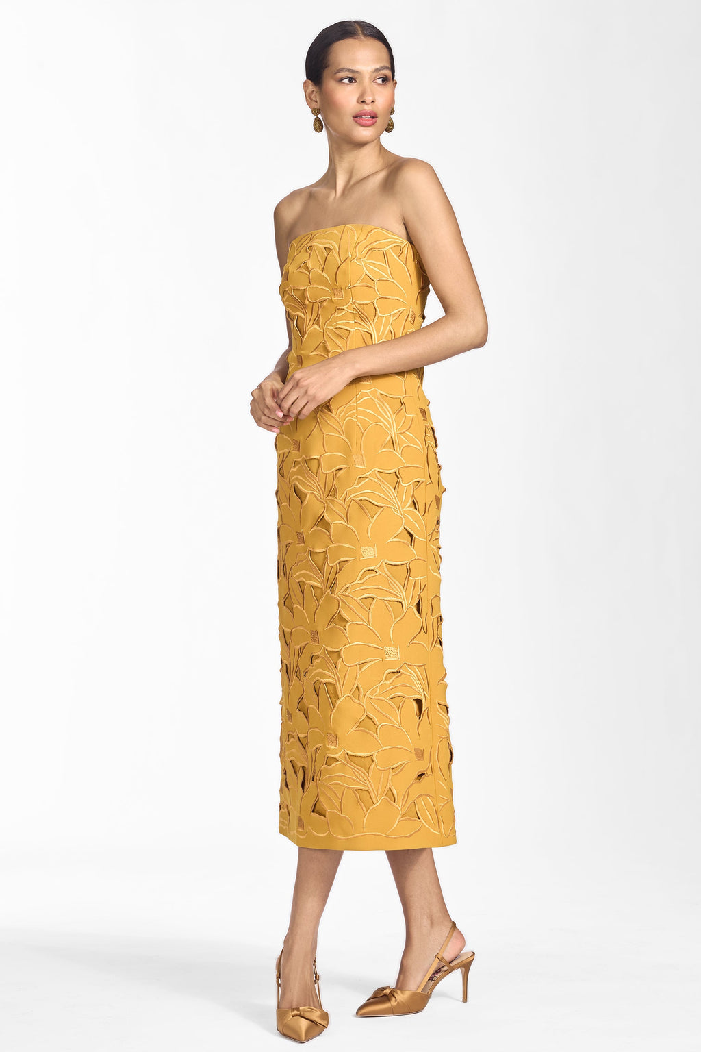 Pamela Dress in Saffron