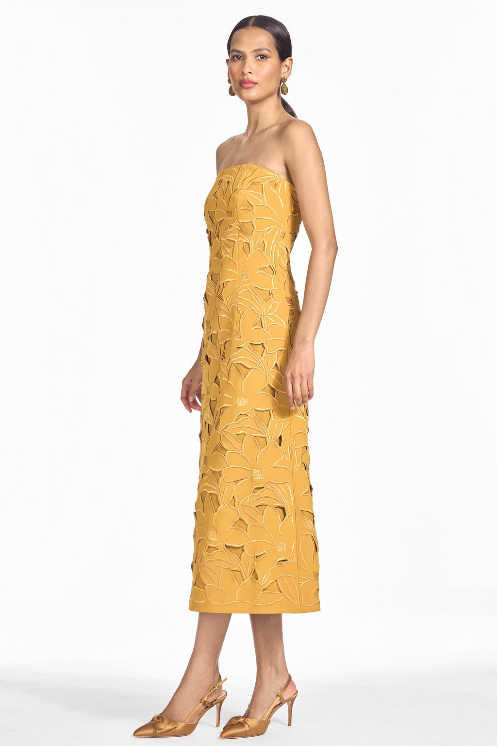 Pamela Dress in Saffron